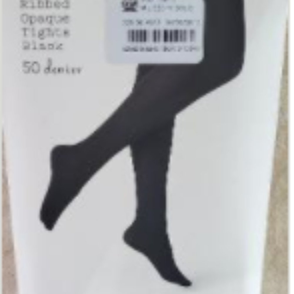 Navy Blue Ribbed hose/tights